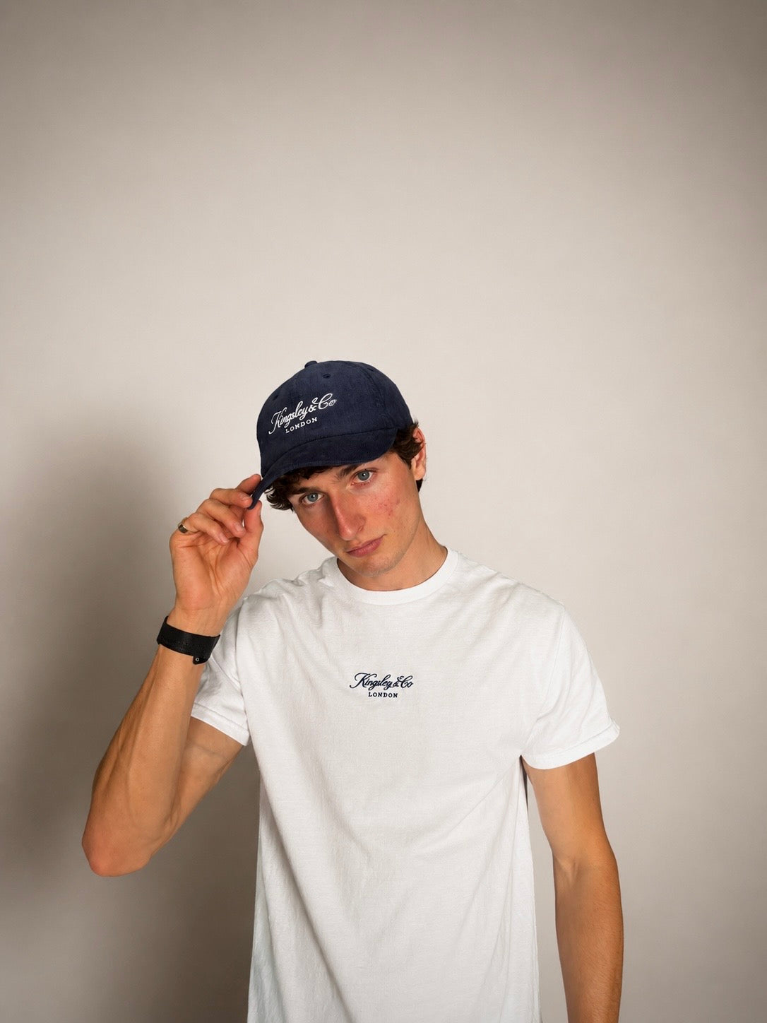 Embroidered Corduroy Cap