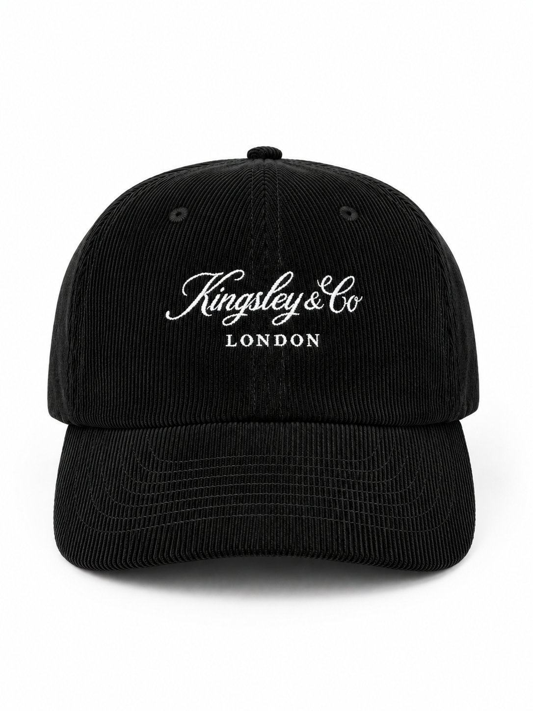 Embroidered Corduroy Cap
