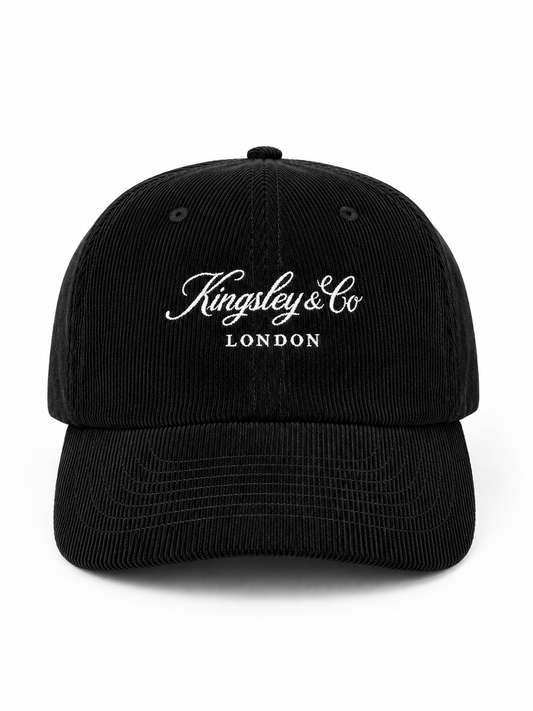 Embroidered Corduroy Cap