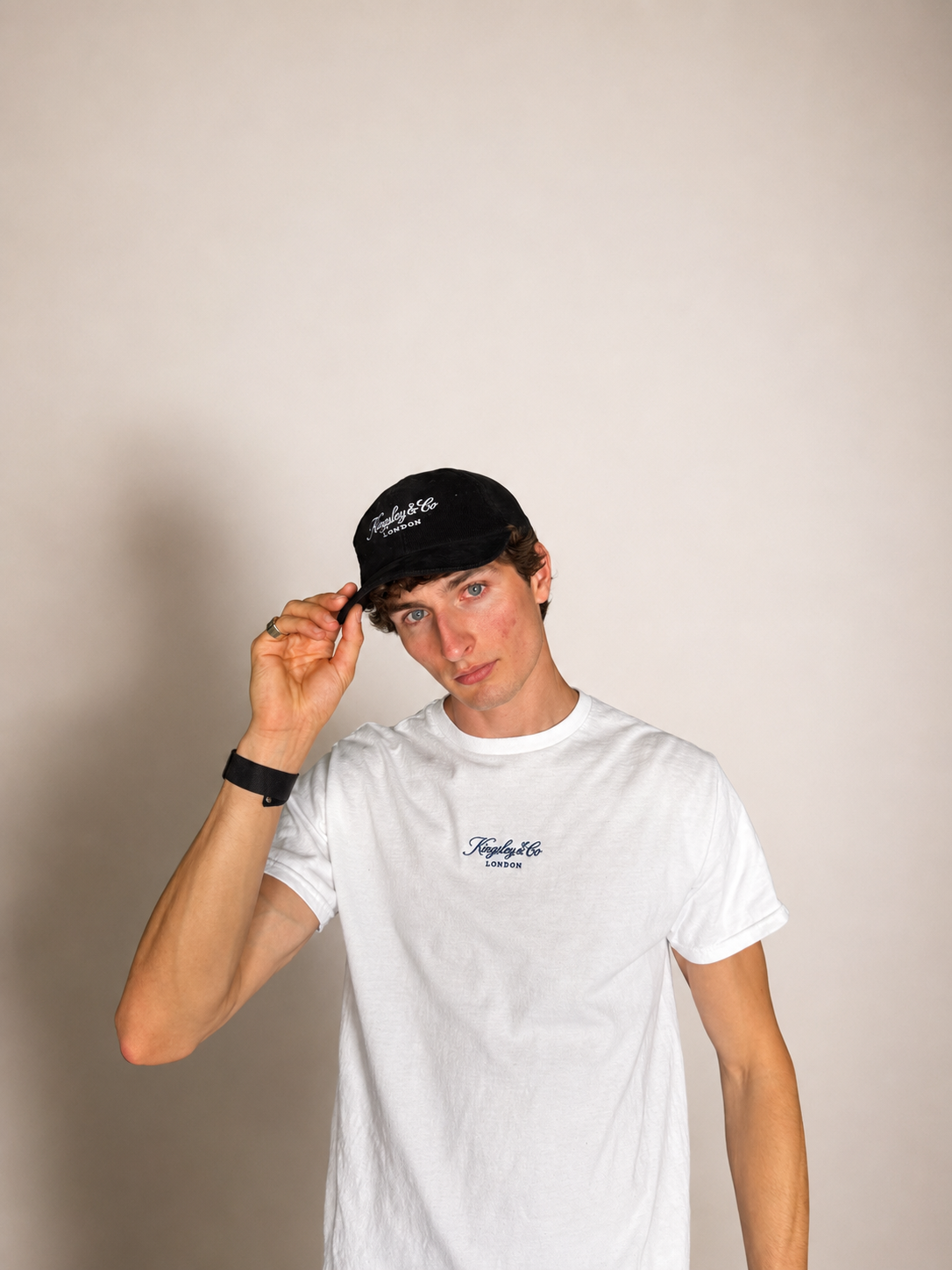 Embroidered Corduroy Cap
