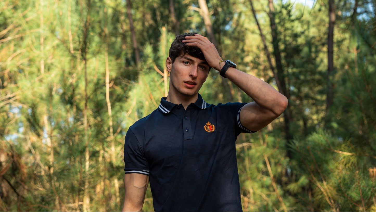 Kingsley & Co London Polo Shirt Navy