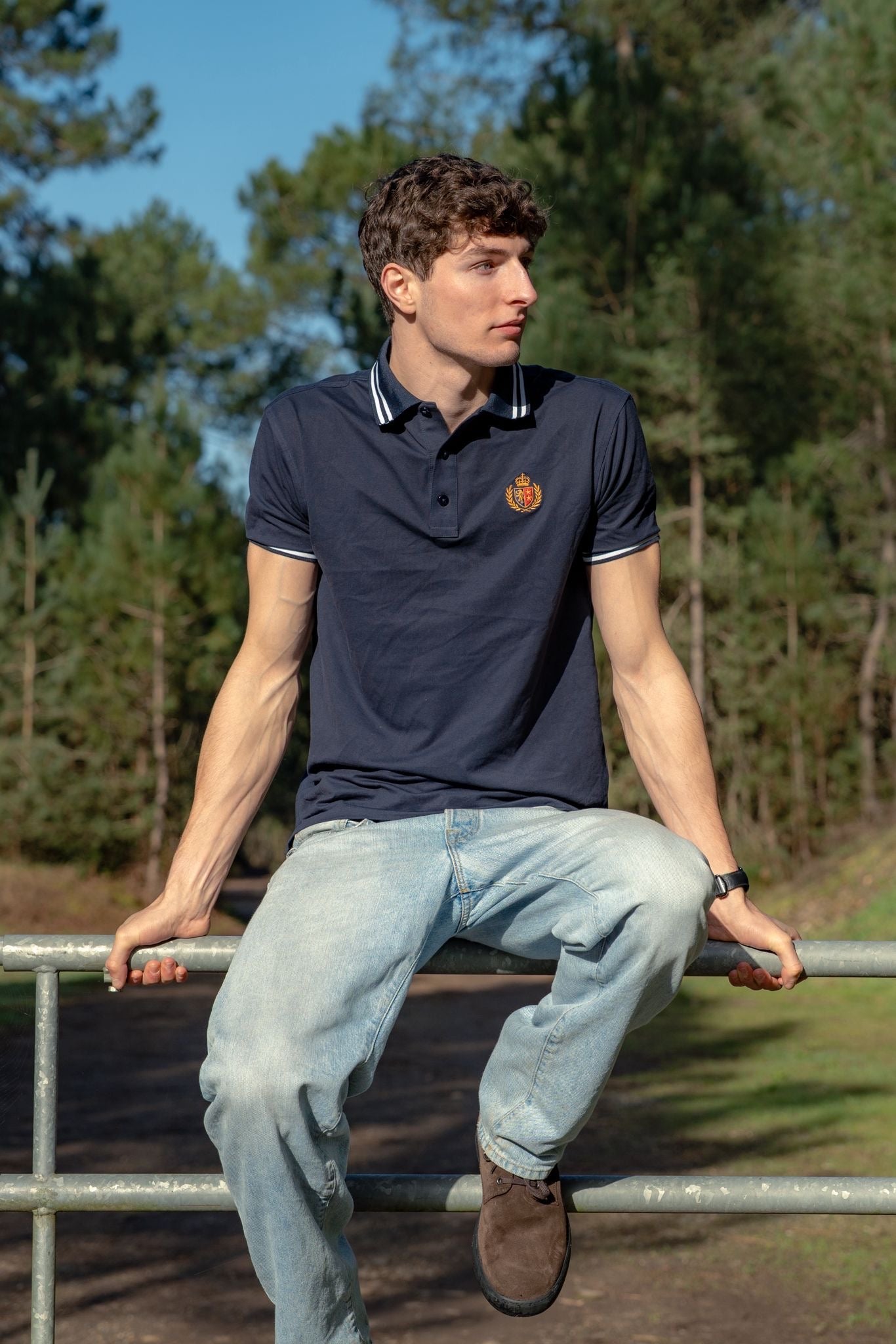 Kingsley & Co London Polo Shirt Navy