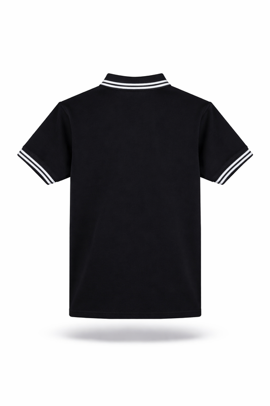 Kingsley & Co London Polo Shirt Black