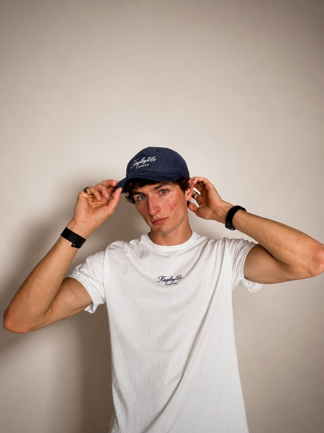 Embroidered Corduroy Cap