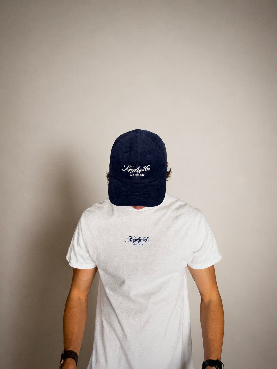 Embroidered Corduroy Cap