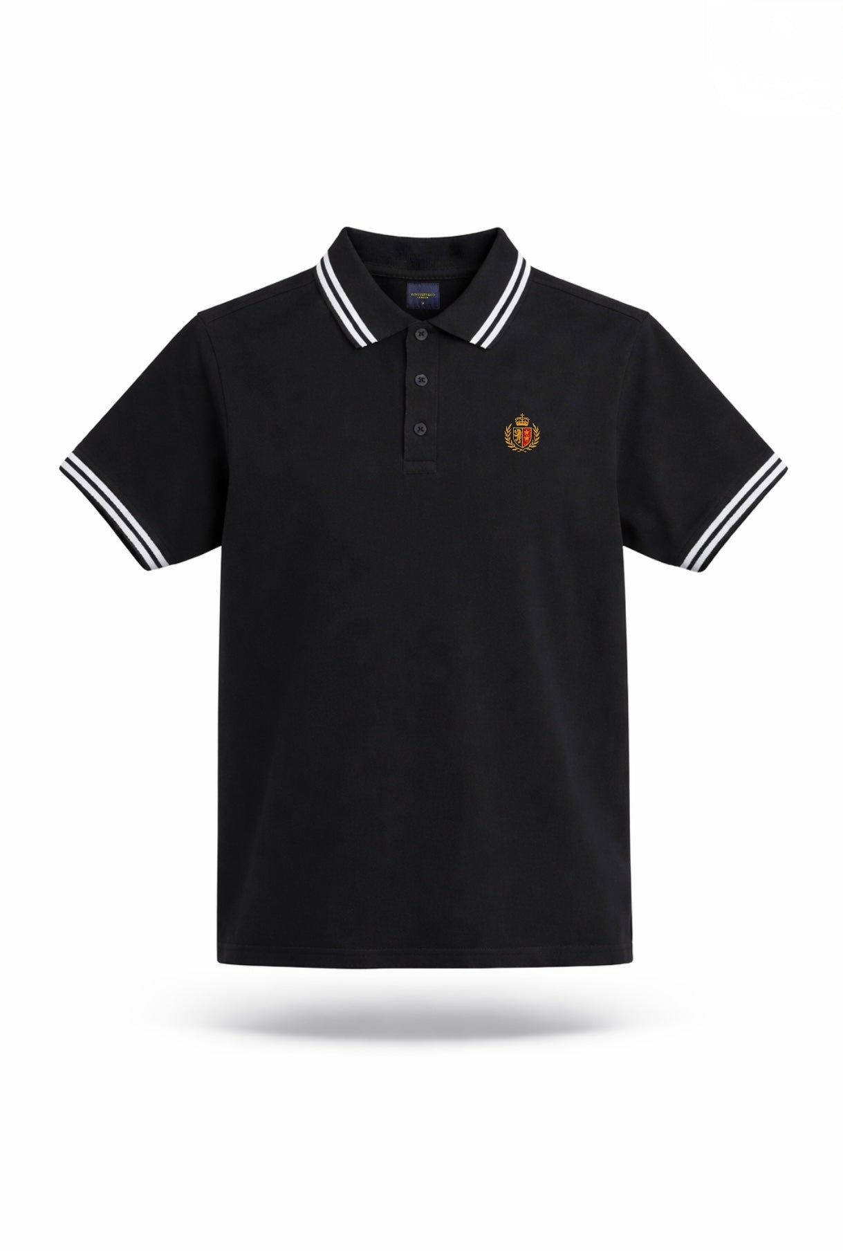 Kingsley & Co London Polo Shirt Black