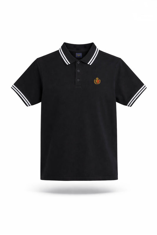 Kingsley & Co London Polo Shirt Black