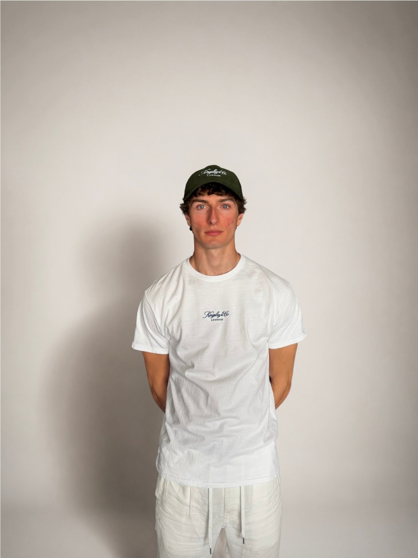 Embroidered Corduroy Cap