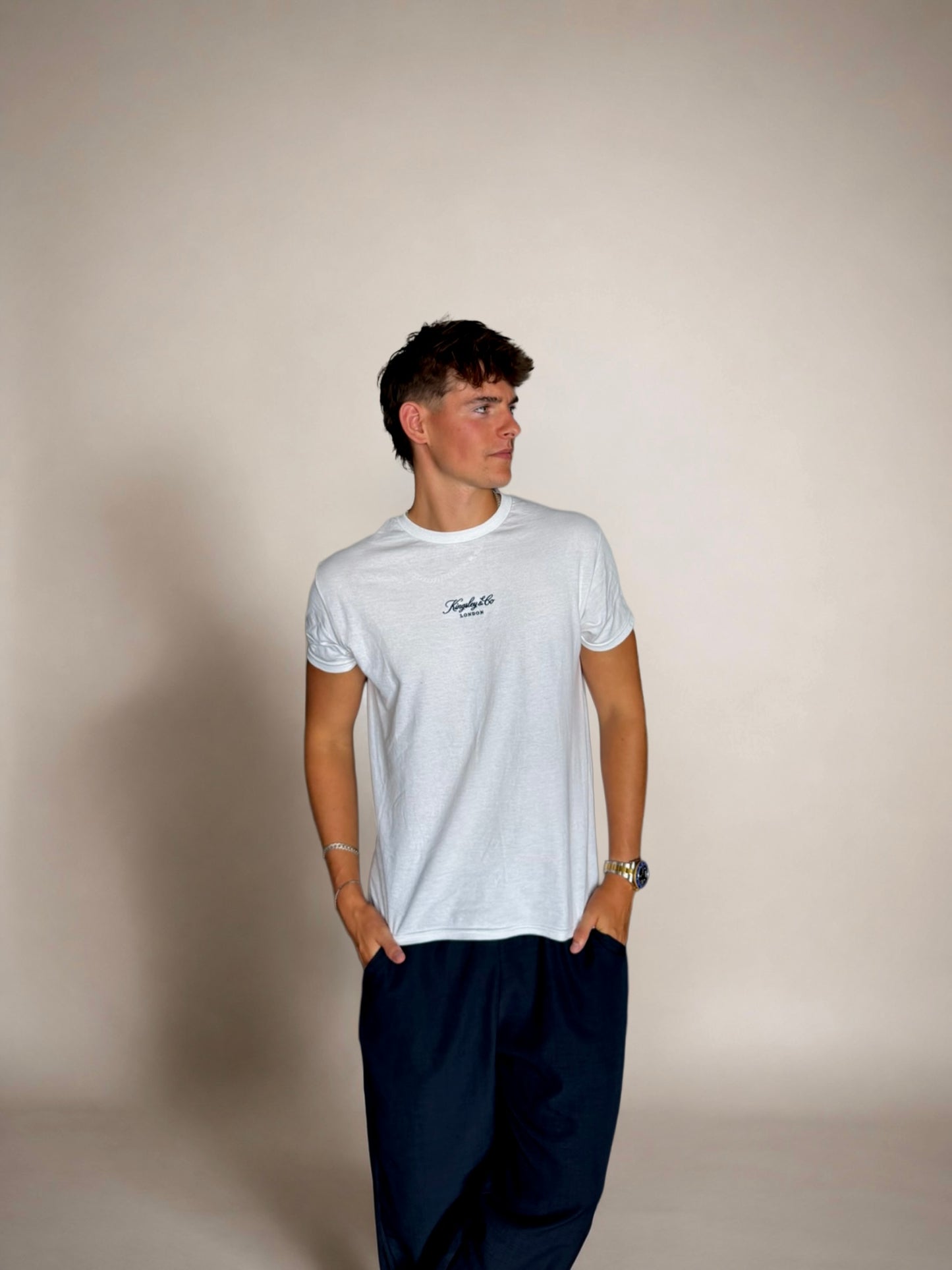 Kingsley & Co London Embroidered Tee